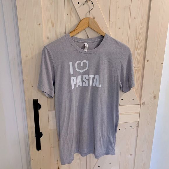 Bella and Canvas || I LOVE PASTA Comfy Long Tee - Picture 1 of 5
